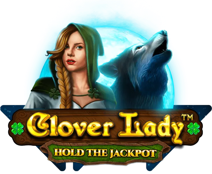 Clover Lady slot logo